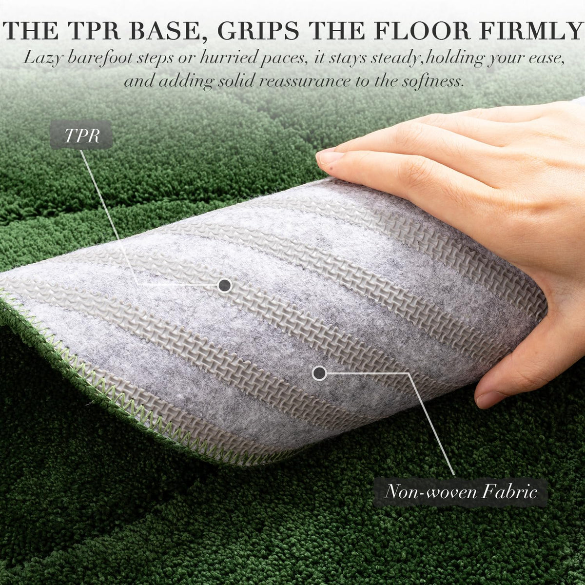 BSICPRO anti-slip bottom detail showing safer footing on wet floors