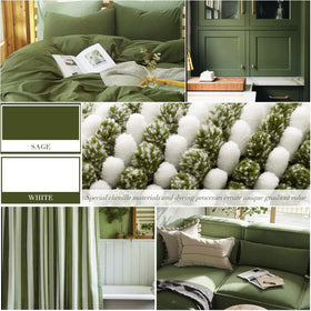 BSICPRO Sage color bath mats blend with many bathroom décors.