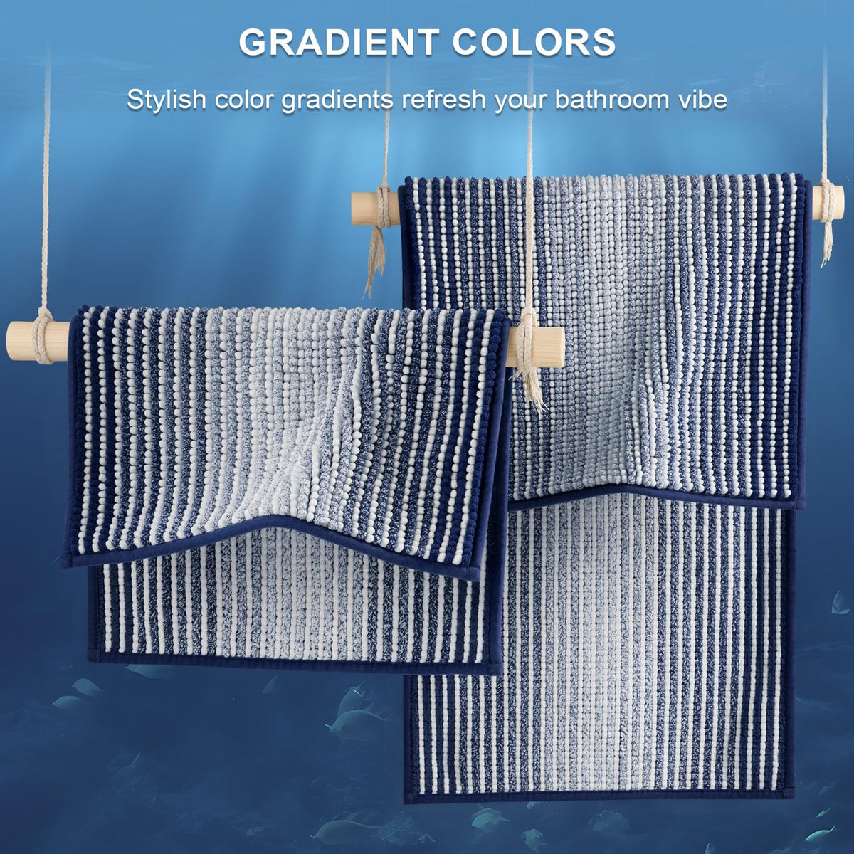 BSICPRO dense plush chenille fibers deliver luxurious foot-softness
