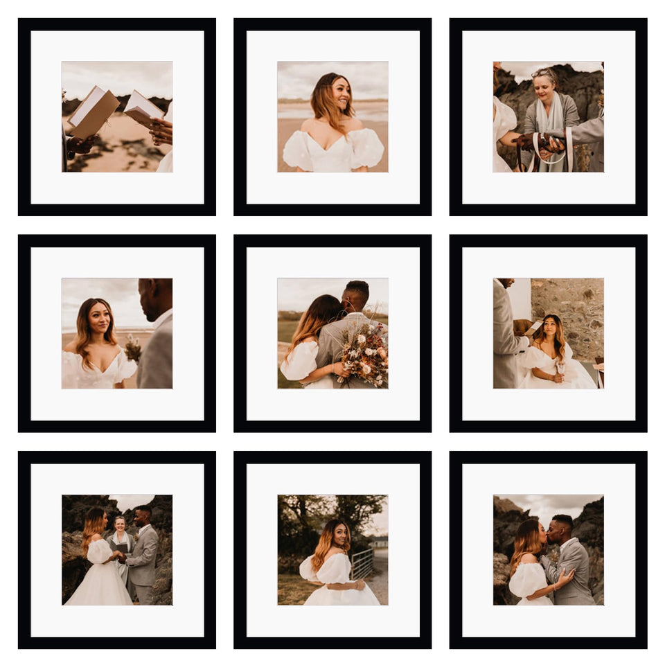 BSRHOME 12x12 wall collage frames display memories beautifully