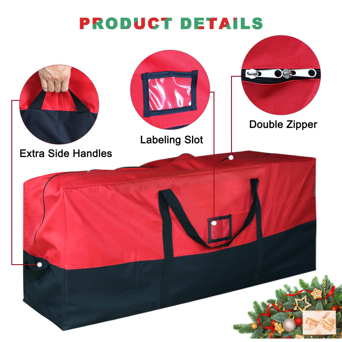 BSTGE waterproof lining shields the tree from moisture during storage and transport.