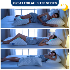 btasleeep dual sided cooling cover provides breathable, cool to touch feel
