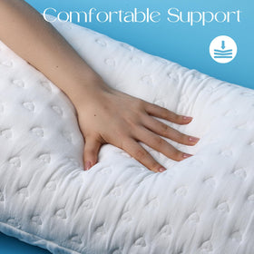 btasleeep neck-shoulder-support design helps reduce tension for side sleepers.