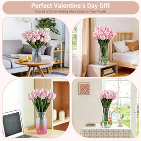 BTHM DSGN pink tulips gift with reliable customer support