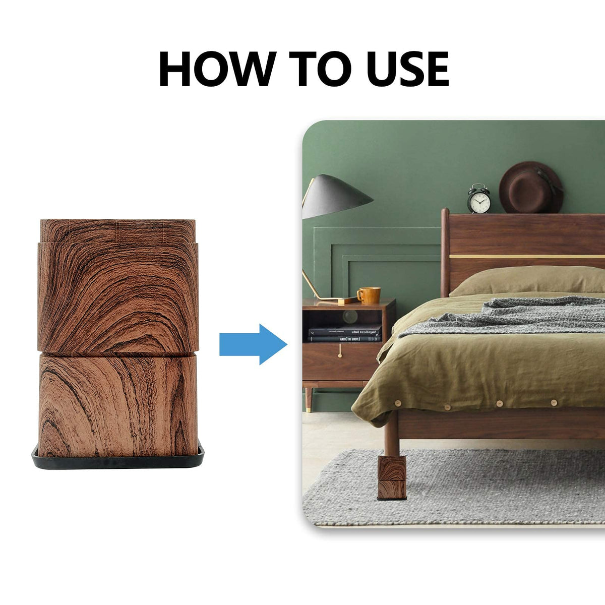 BTSD-home increased under-bed storage space for containers.