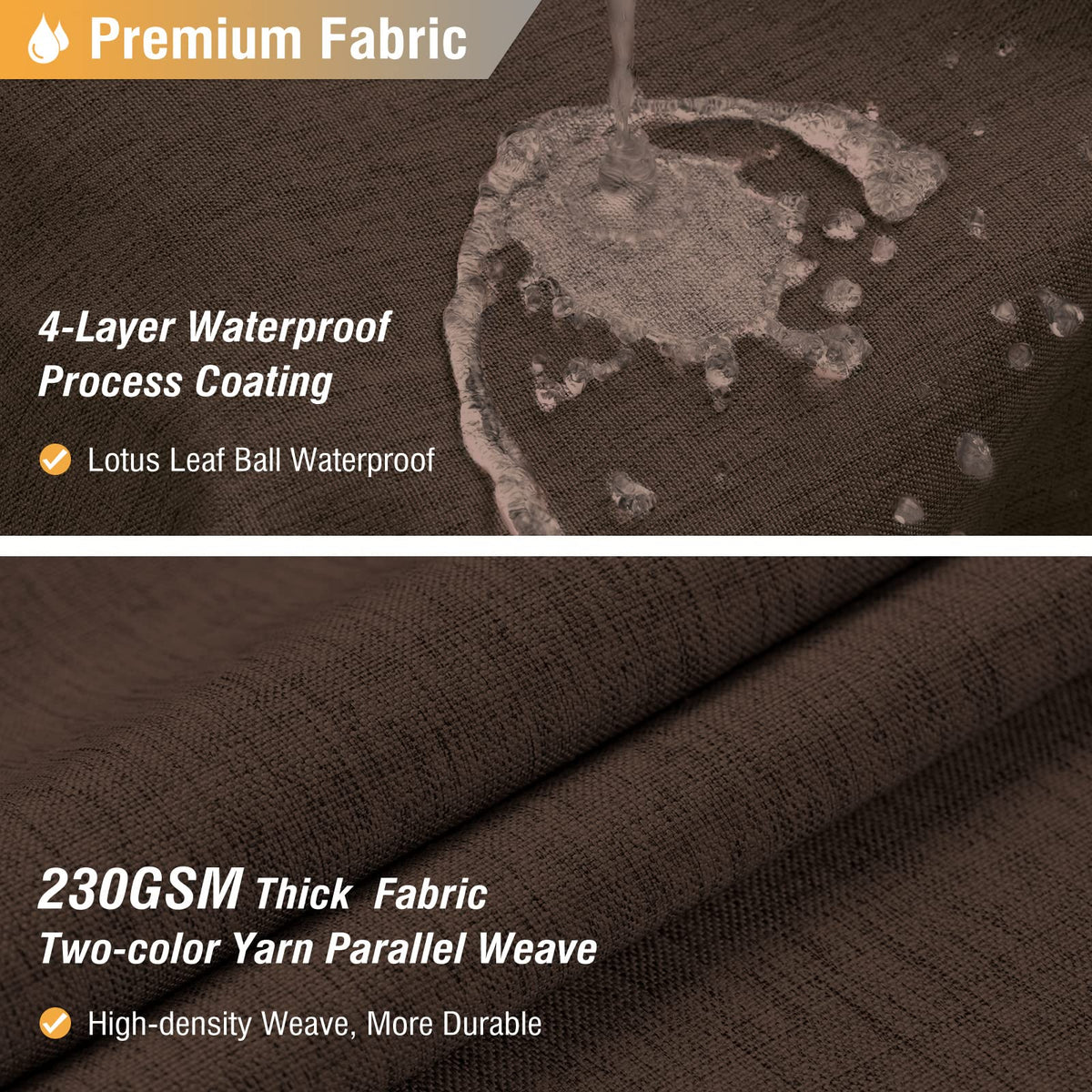 BTTN heavy-duty fabric provides reliable privacy and minimizes curtain billow.