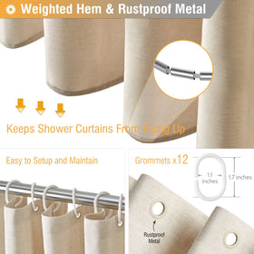 BTTN dense-weave fabric boosts privacy without looking bulky.