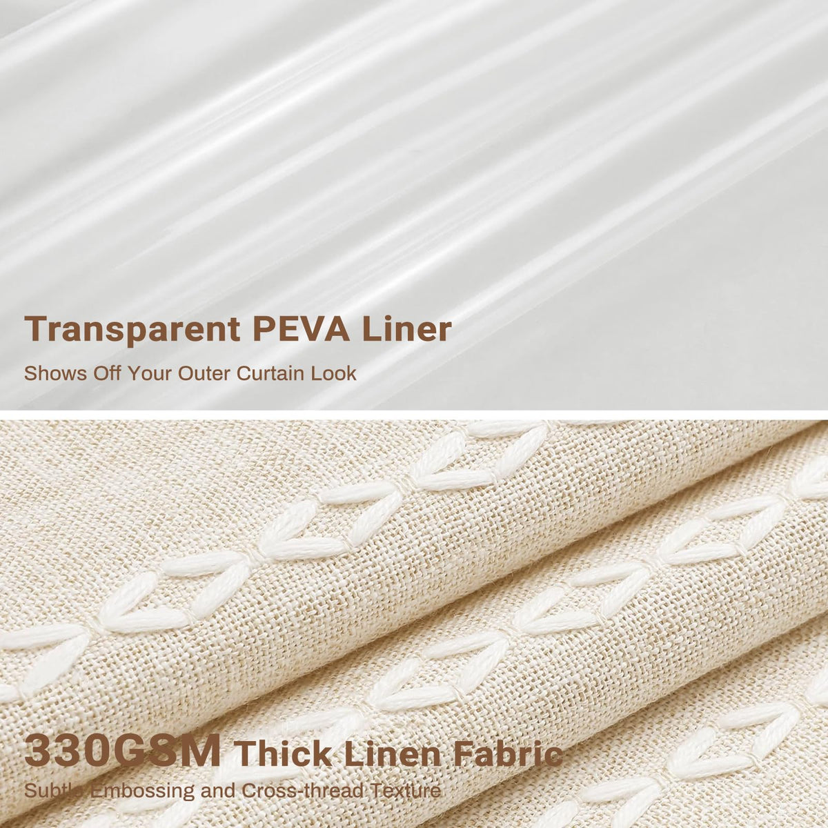 BTTN 330GSM linen-blend fabric feels durable yet soft