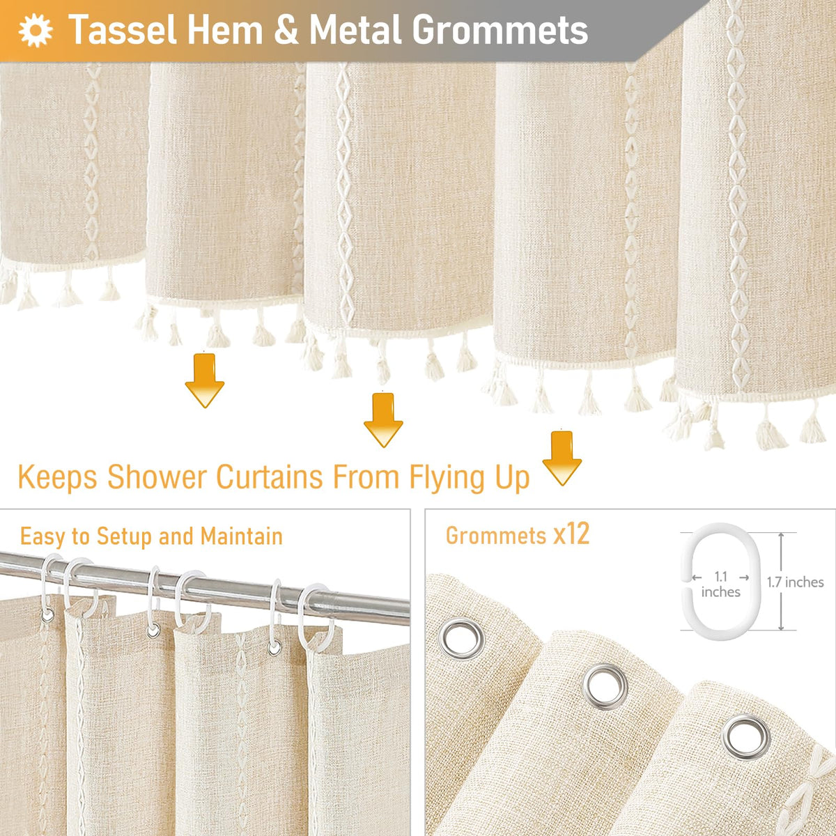 BTTN cream beige shade provides warm, versatile bathroom backdrop.