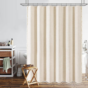 BTTN curtain is machine-washable for easy maintenance.