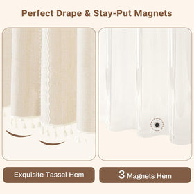 BTTN Tassel adds 1.4 inches for graceful length