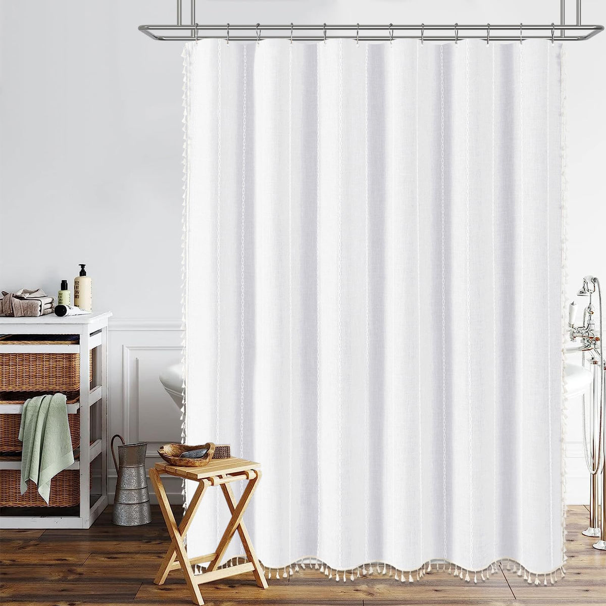 BTTN wrinkle-free fabric stays smooth after washing and drying.