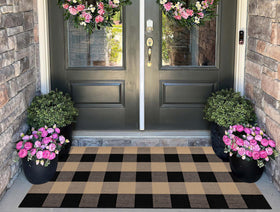 BUAGETUP Front Porch Rug entryway-bedroom-use supports cozy living spaces.