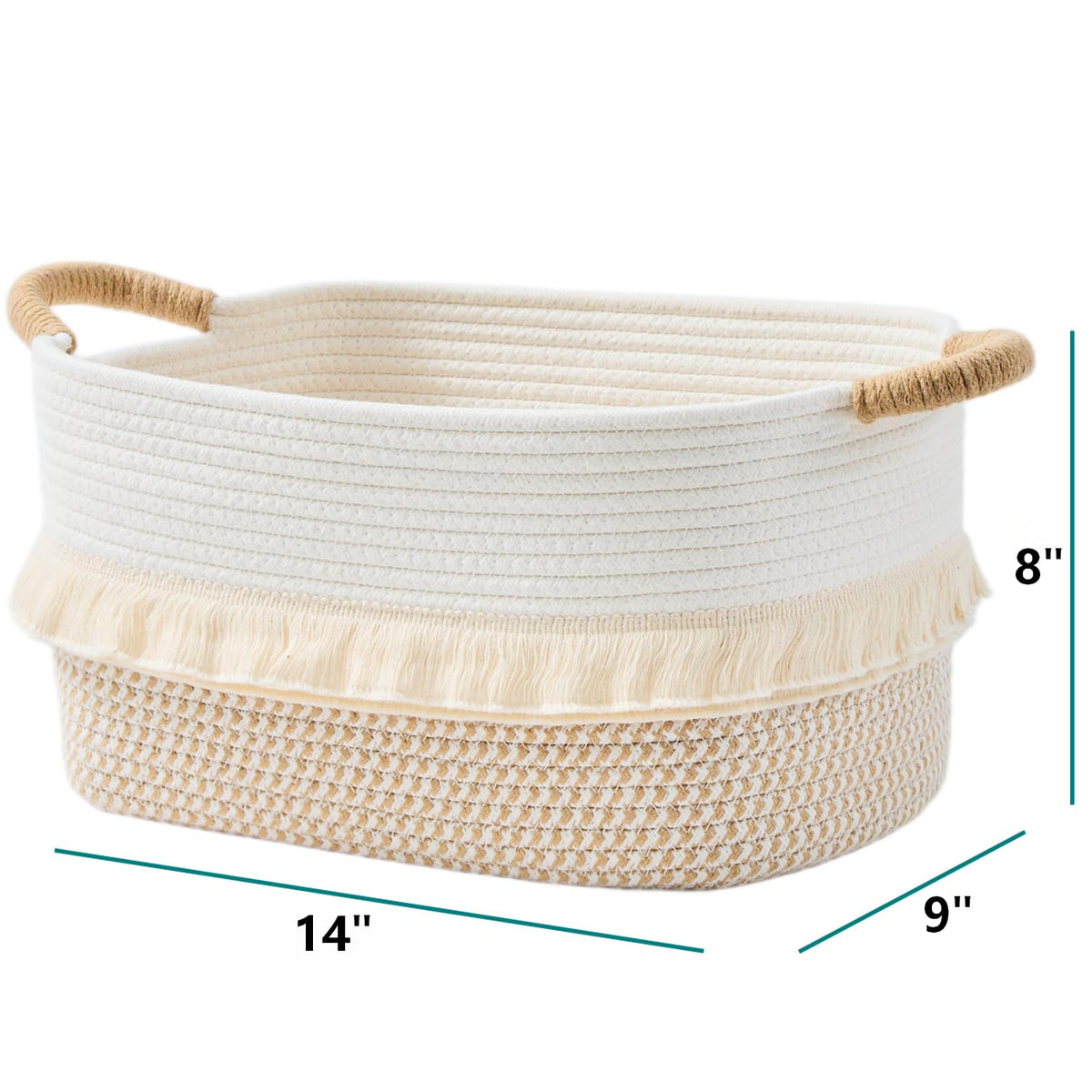 BUBUSUN folded basket demonstrates space-saving storage when not in use