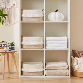 BUBUSUN packaging-ready baskets ship folded and regain shape quickly