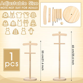 Bucherry adjustable-height circle stand highlights outfits at gatherings.