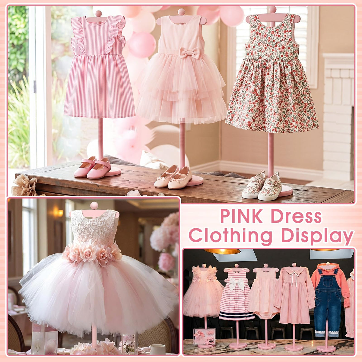 Bucherry baby shower decor hanger stand complements cute party styling.