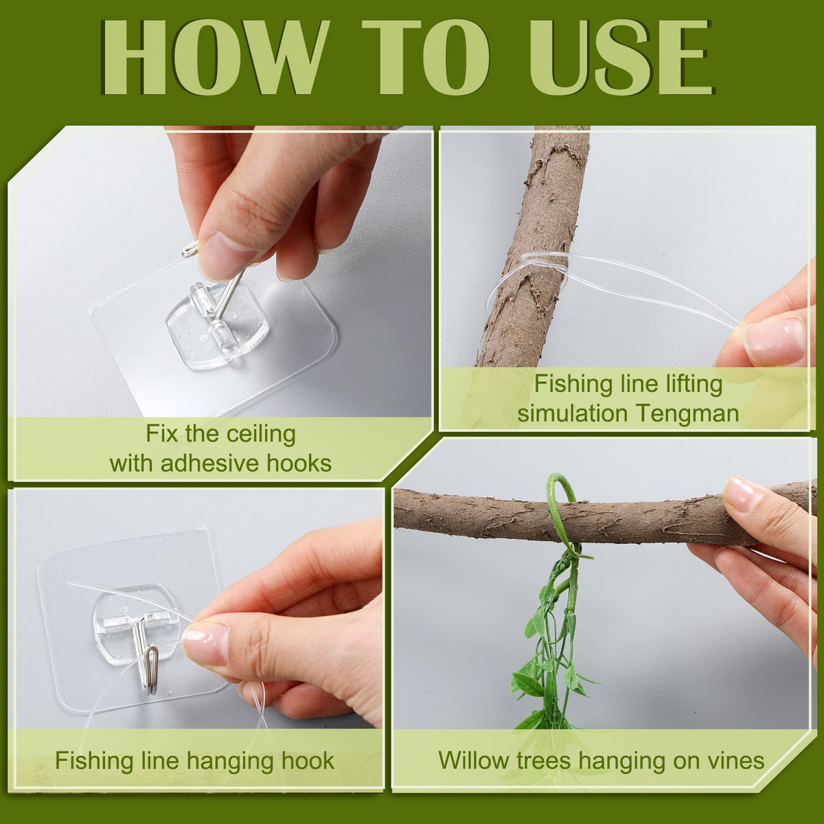 Bucherry hanging ivy, 20 strands, enhances depth in any space.