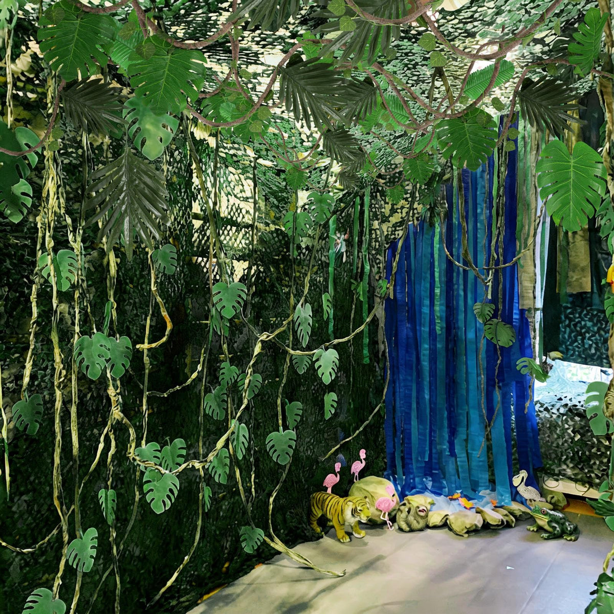 Bucherry willow leaves offer airy tropical accents for decor setups.