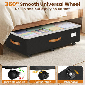 Budding Joy 360-degree wheels glide smoothly on any floor surface.