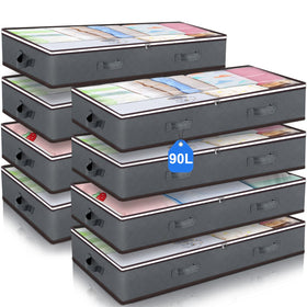 Budding Joy 90L under bed storage container holding blankets