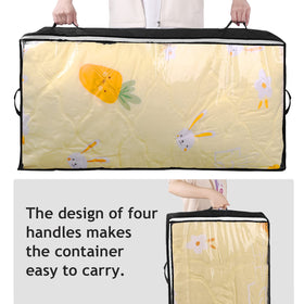 Budding Joy underbed bag with durable bimetal zipper for frequent use