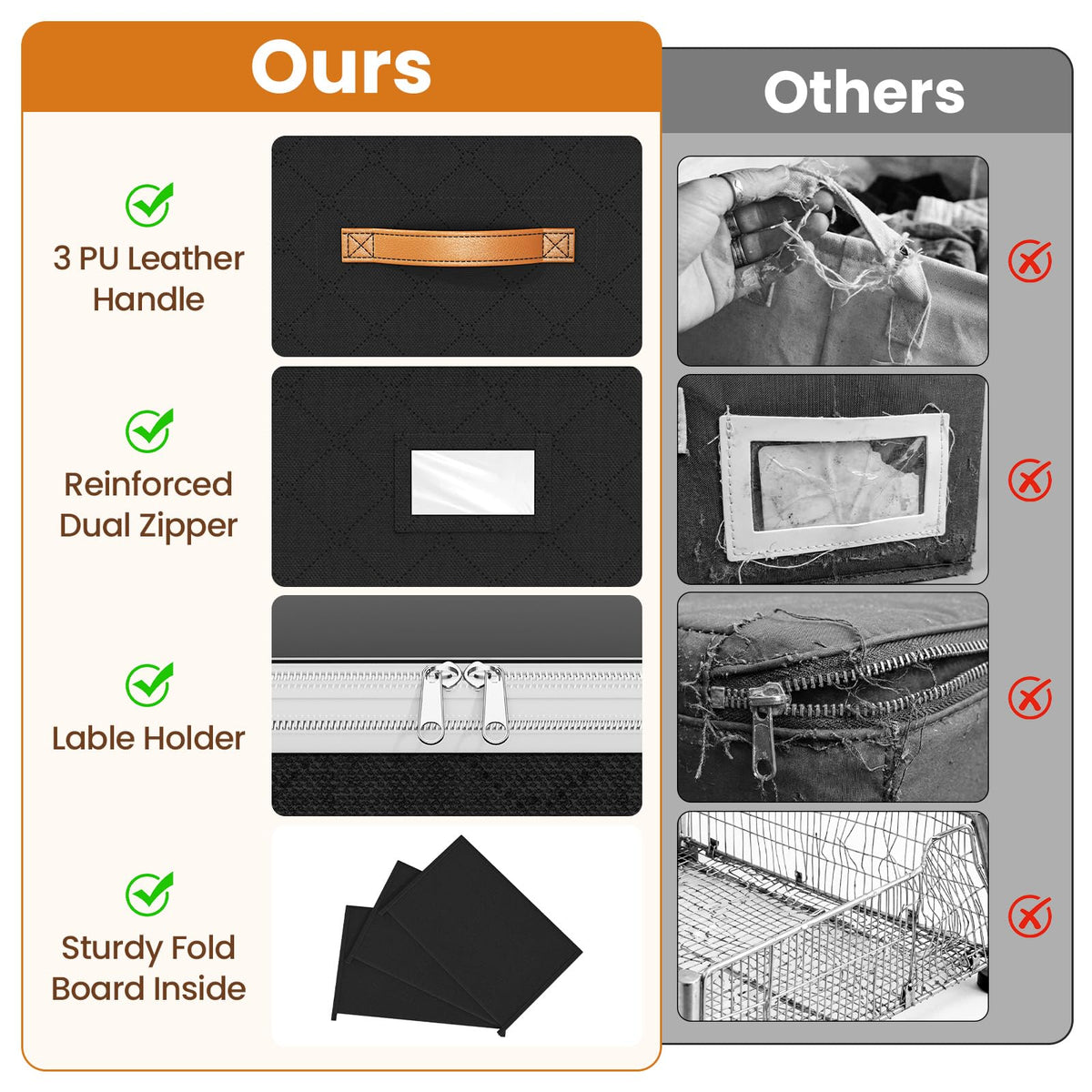 Budding Joy heavy-duty non-woven fabric offers tear resistance and waterproof protection.