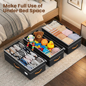 Budding Joy height-adjustable design fits most bed frames from 9.45 to 11.02 inches.