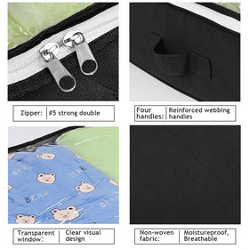 Budding Joy underbed storage bag with two handles for easy removal