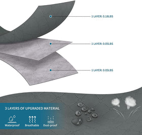Budding Joy upgraded non-woven fabric for breathable storage.