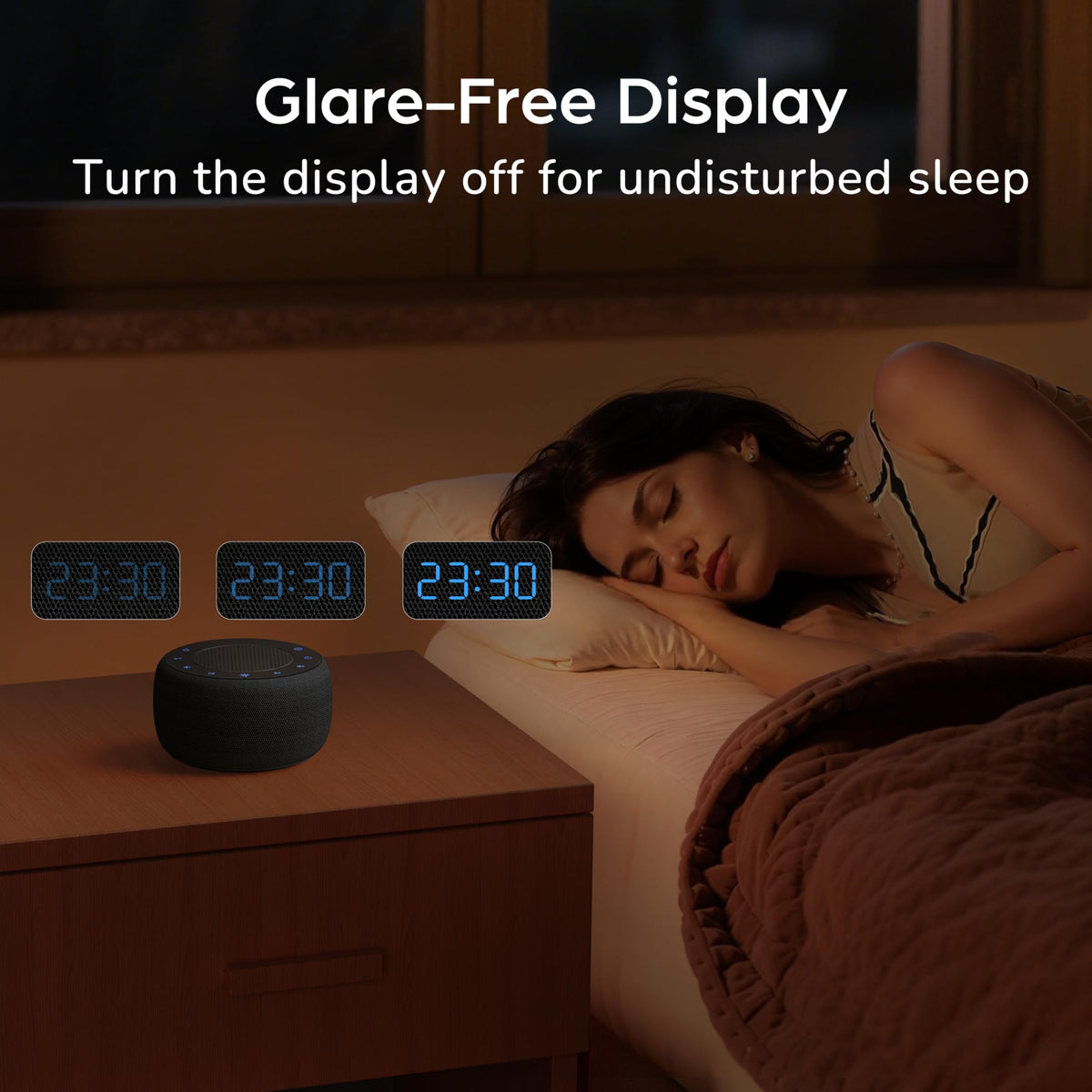 BUFFBEE Bluetooth pairing view enabling bedtime playlists from your phone.