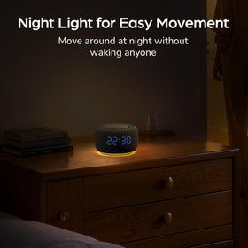 BUFFBEE compact bedside design keeps the nightstand organized and clutter-free.