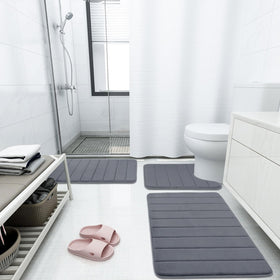 Buganda machine-washable bath mat for easy at-home care