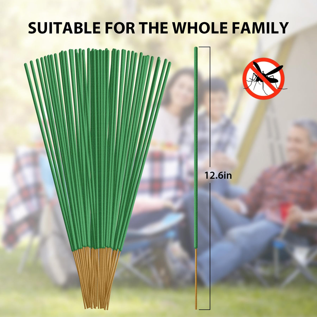 BugBai incense sticks for camping provide portable fragrance based mosquito defense