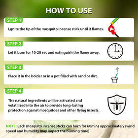 BugBai outdoor incense sticks on deck create calm, mosquito-free moments