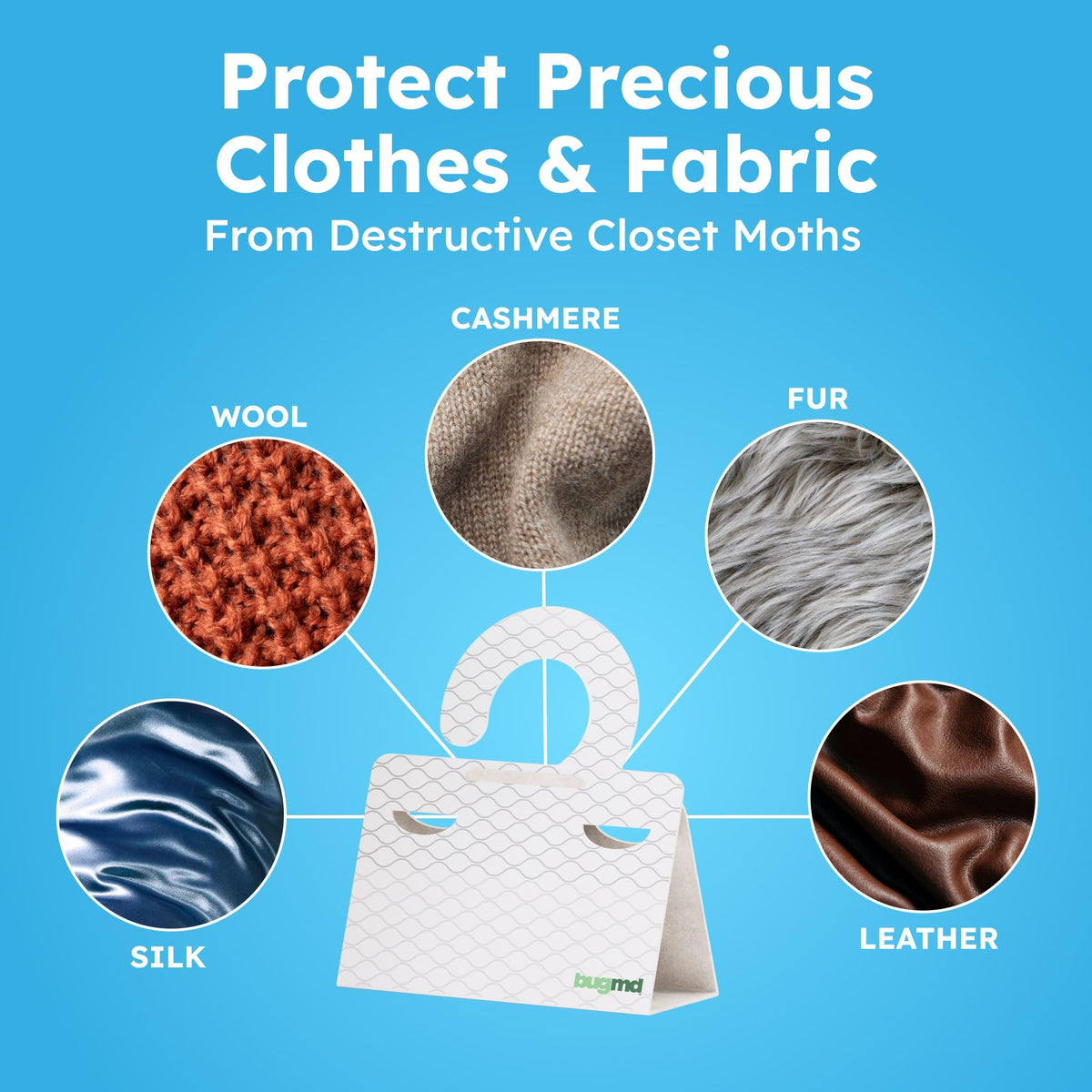 BugMD closet-safe traps blend discreetly in drawers and shelves