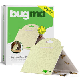 BugMD Pantry Moth Traps strip attracts moths for targeted indoor control