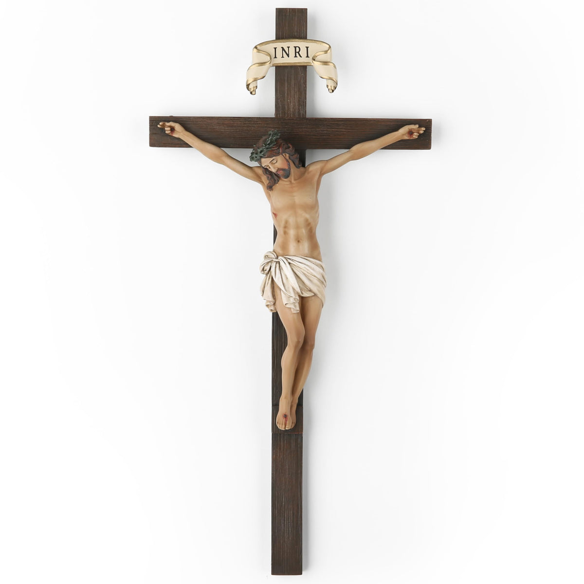 BC BuildClassic 10 inch Catholic crucifix wall cross for home altar display