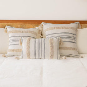 BUIOVBEY neutral pillow cover for sofa and bed decor