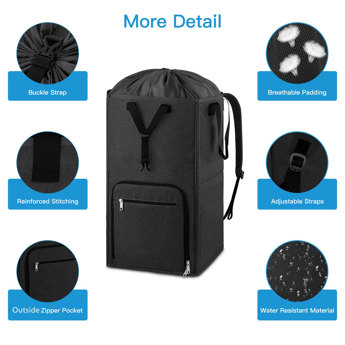 Bukere front pocket zipper keeps coins and small items secure