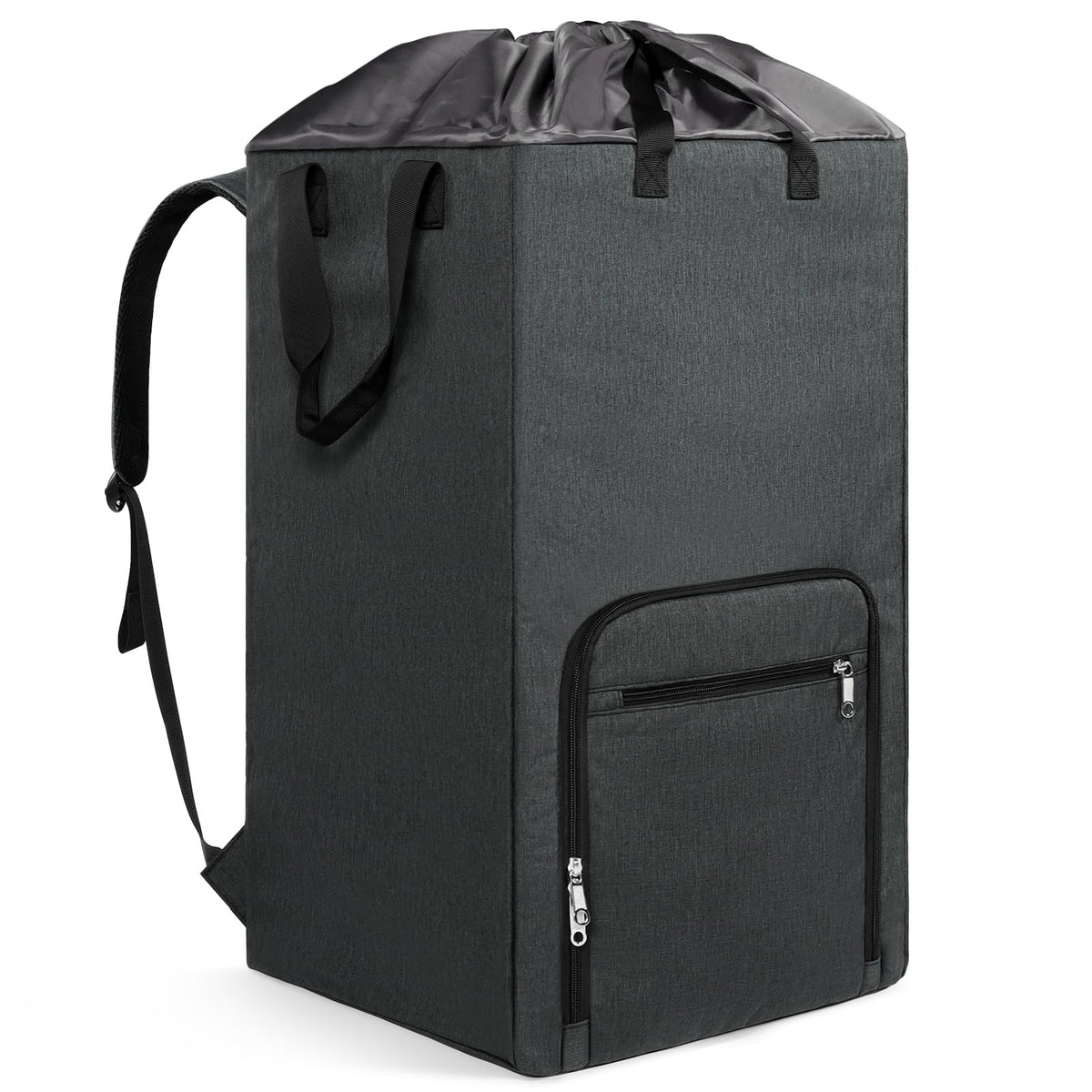 Bukere laundry backpack front-opening design for organized loading