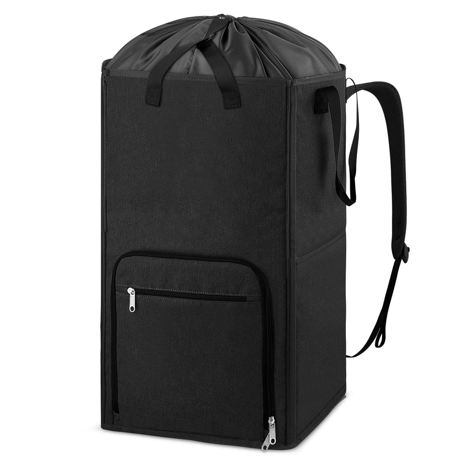 Bukere extra large laundry backpack with open top design for easy loading