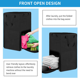 Bukere stands upright for neat loading and stand-alone use
