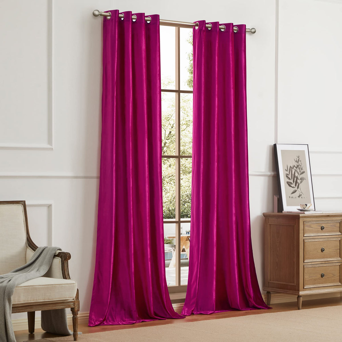 Versatile BULBUL curtains suited for bedroom living room and home office