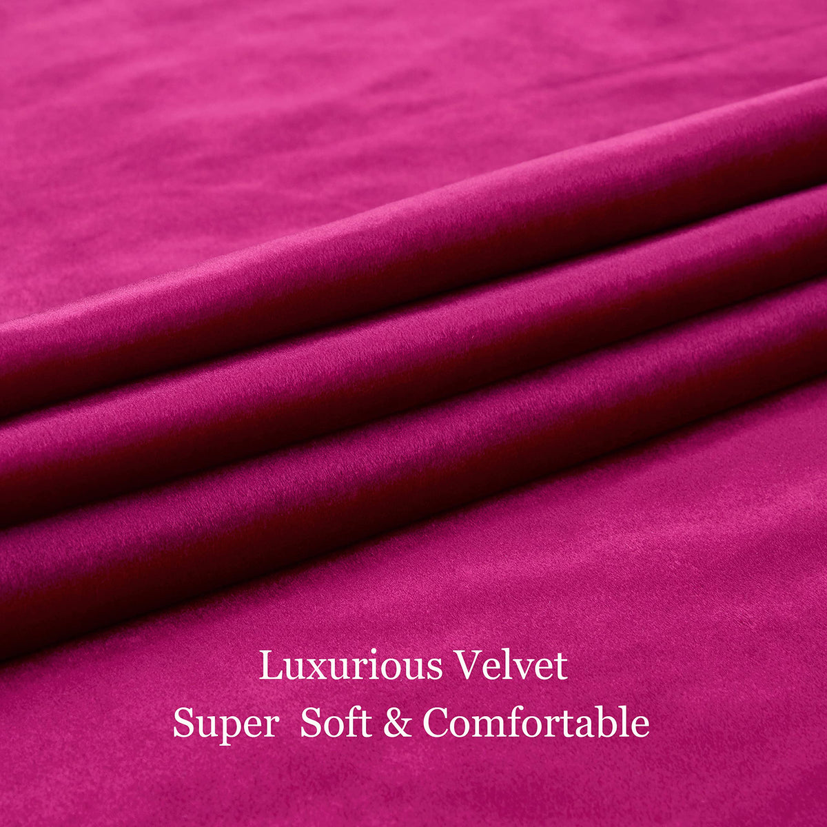 Care label shows machine wash guidance for BULBUL velvet curtains
