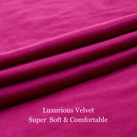 Care label shows machine wash guidance for BULBUL velvet curtains
