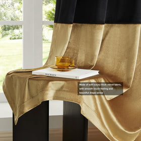 BULBUL edge stitching detail highlighting durable curtain construction.