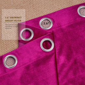 BULBUL curtains with silver anti rust grommets for easy hanging and durable use