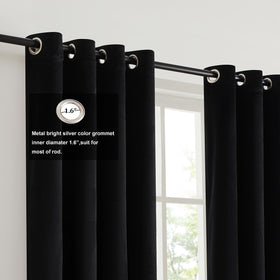 BULBUL velvet farmhouse drapes offering soft touch and 70-80% light blockage for bedrooms.