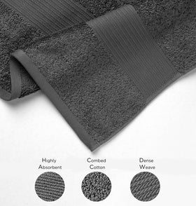 Bumble Towels 650gsm close-up weave highlights dense loops and premium softness.